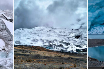 shuttle Suyuparina glaciar