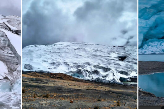 shuttle Suyuparina glaciar